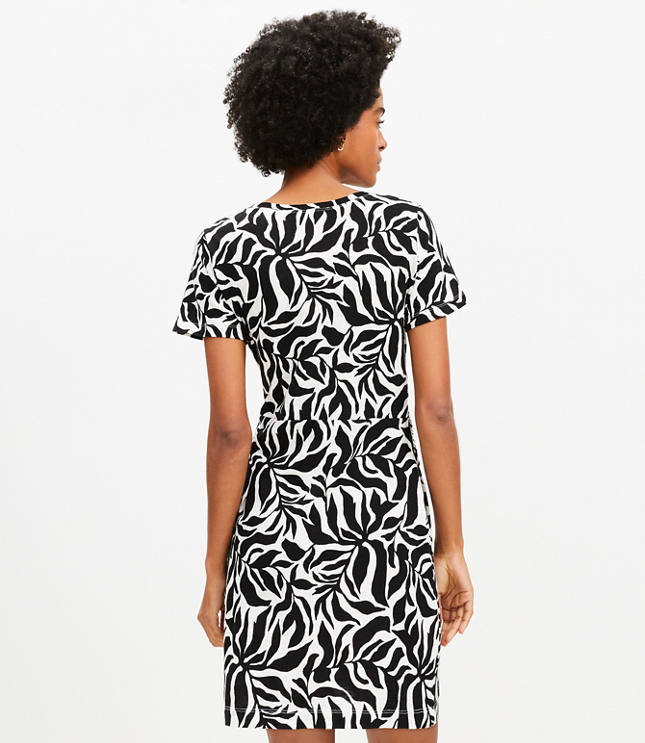 Fern Draped Mini Tee Dress