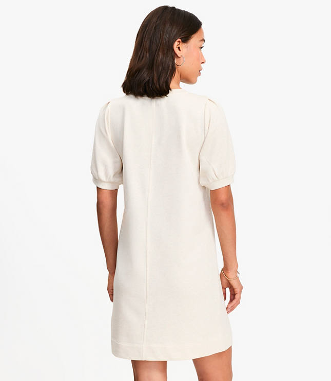 Short Sleeve Sweatshirt Mini Dress