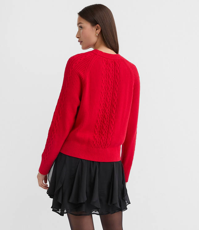 Ribbed Cable Sweater