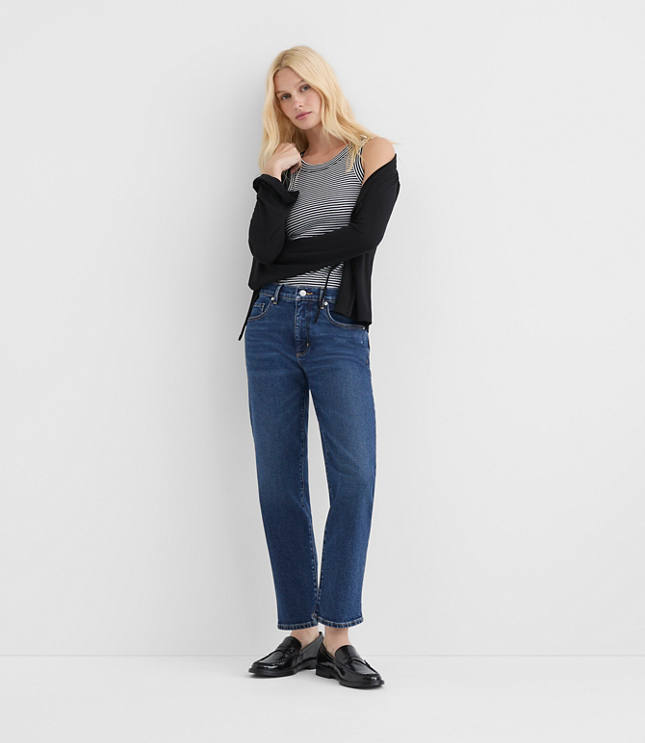 Rivete Tall Mid Rise Slim Jeans in Muse Wash