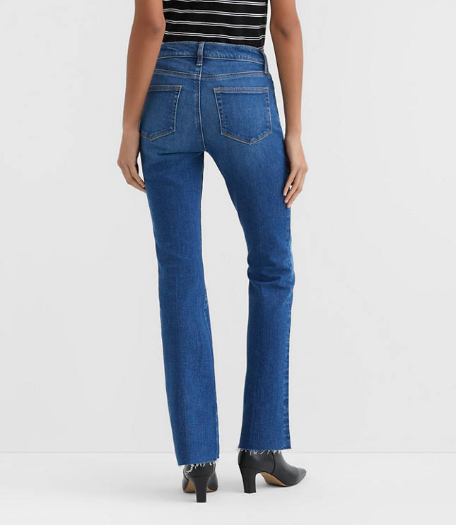 Rivete Tall Curvy Mid Rise Boot Jeans in Vintage Dark Wash