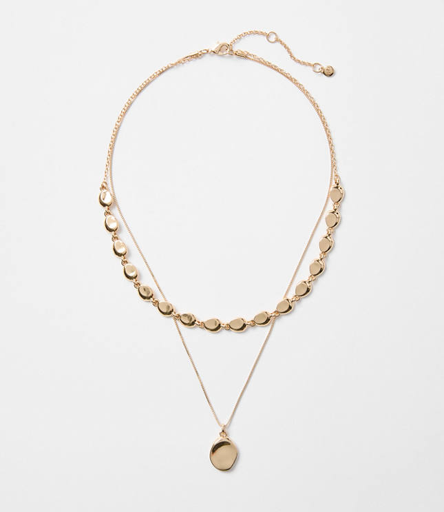 Coin Layered Statement Necklace