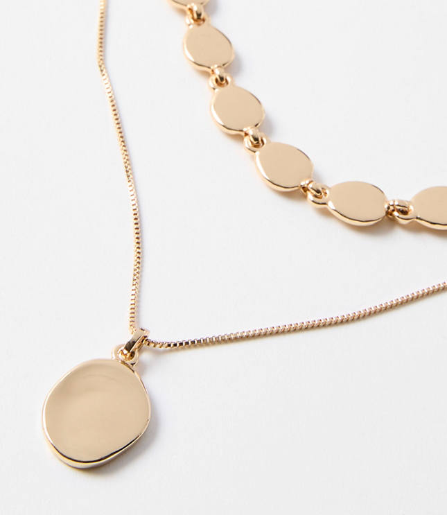 Coin Layered Statement Necklace
