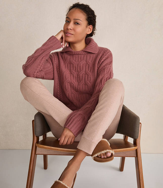 Haven Well Within Cashmere Cable Collared Sweater