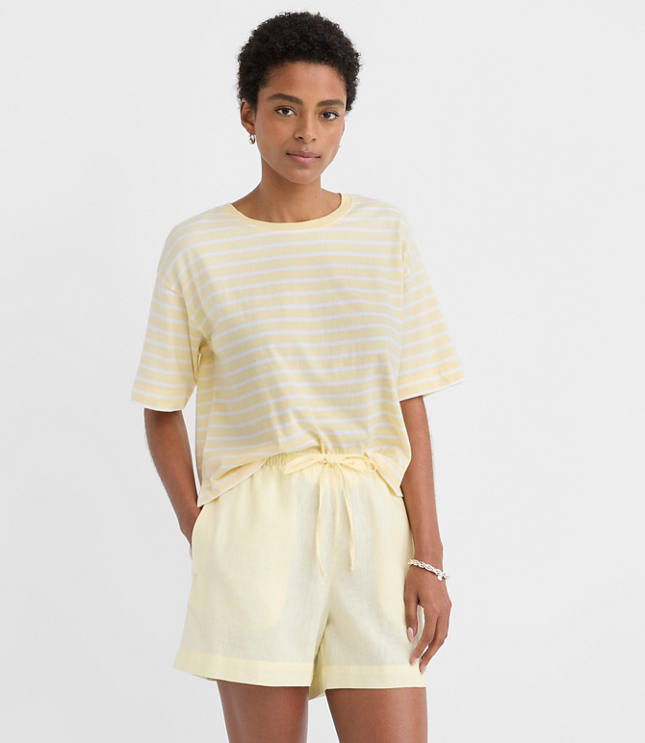 Striped Jersey Modern Tee carousel Product Image 1