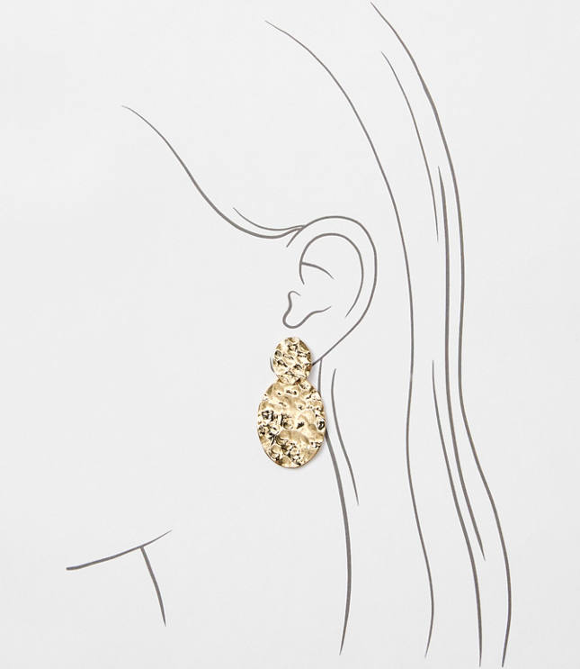 Molded Abstract Statement Earrings