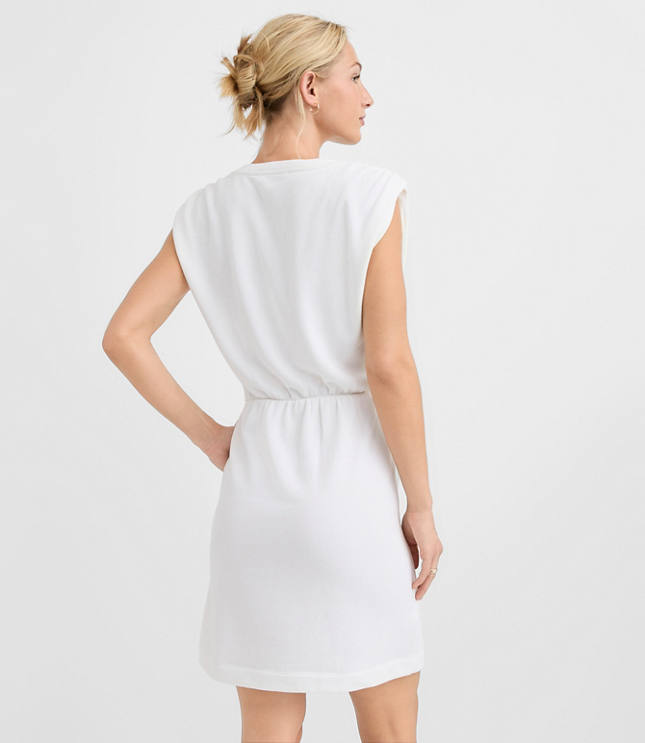 Shirred Terry Mini Pocket Dress carousel Product Image 3