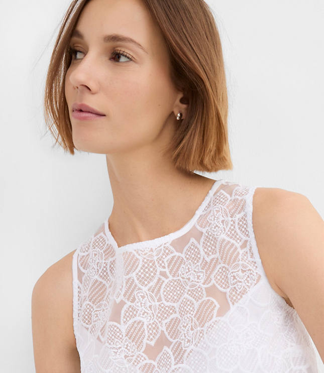 Floral Lace Shell