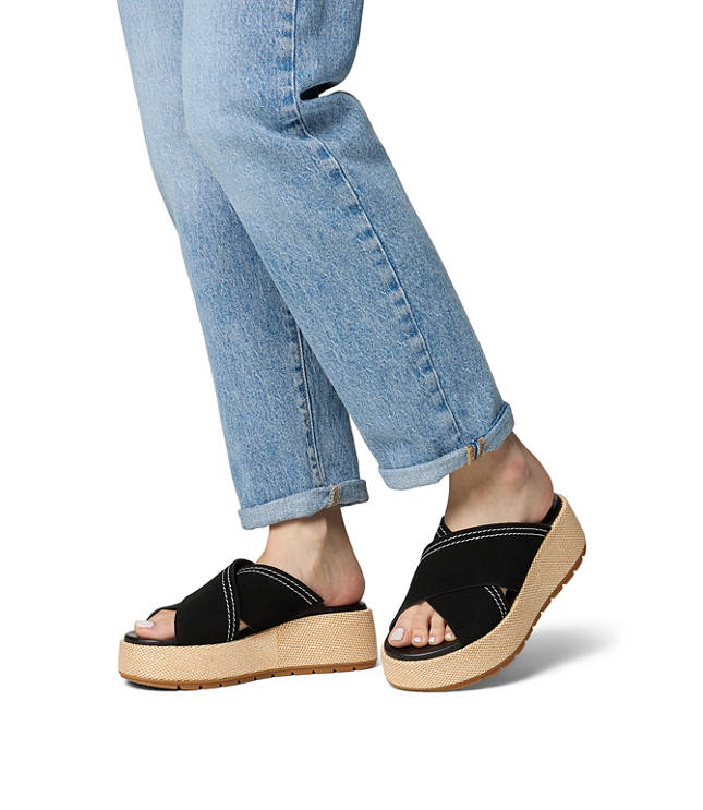 Sorel Sunpeak Platform Slide Sandals