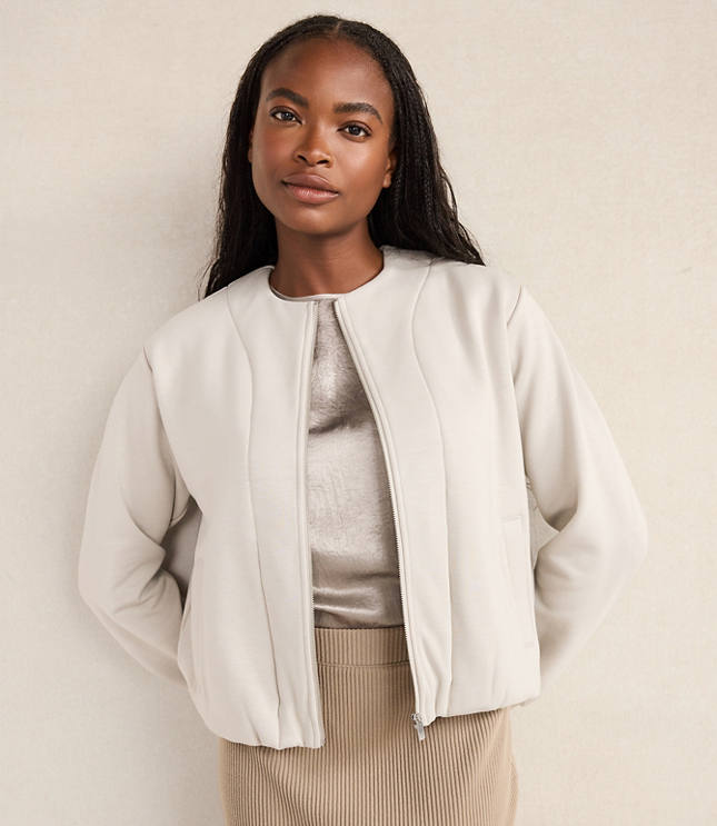 Haven Well Within Soft-Brushed Fleece Bubble Bomber