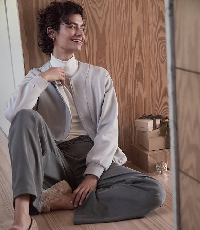 Haven Well Within Soft-Brushed Fleece Bubble Bomber