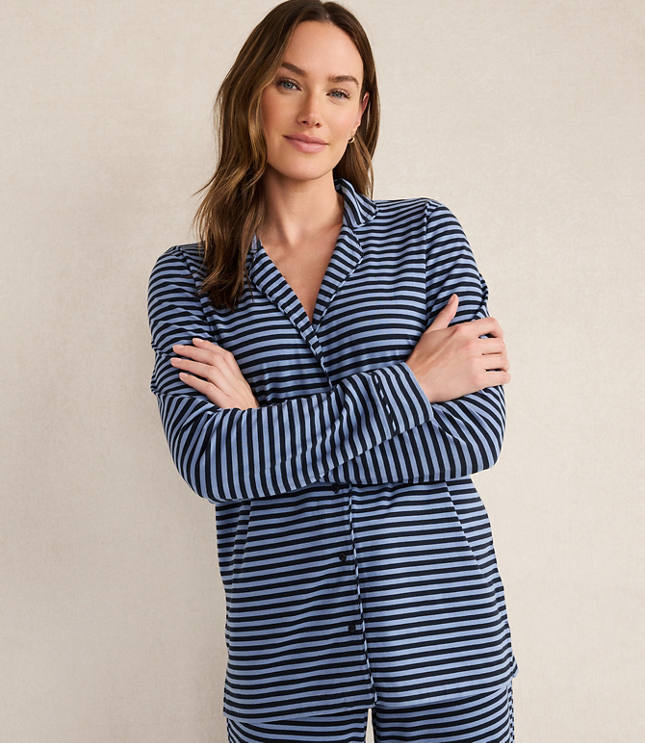 Haven Well Within Organic Cotton Jersey Bold Stripe Sleep Set