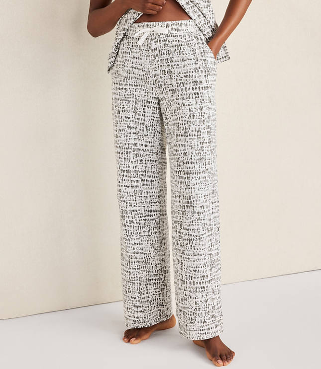 Haven Well Within Organic Cotton Jersey Muted Floral Pajama Pants