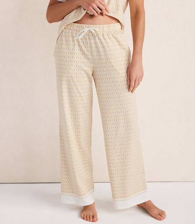 Haven Well Within Organic Cotton Jersey Muted Floral Pajama Pants