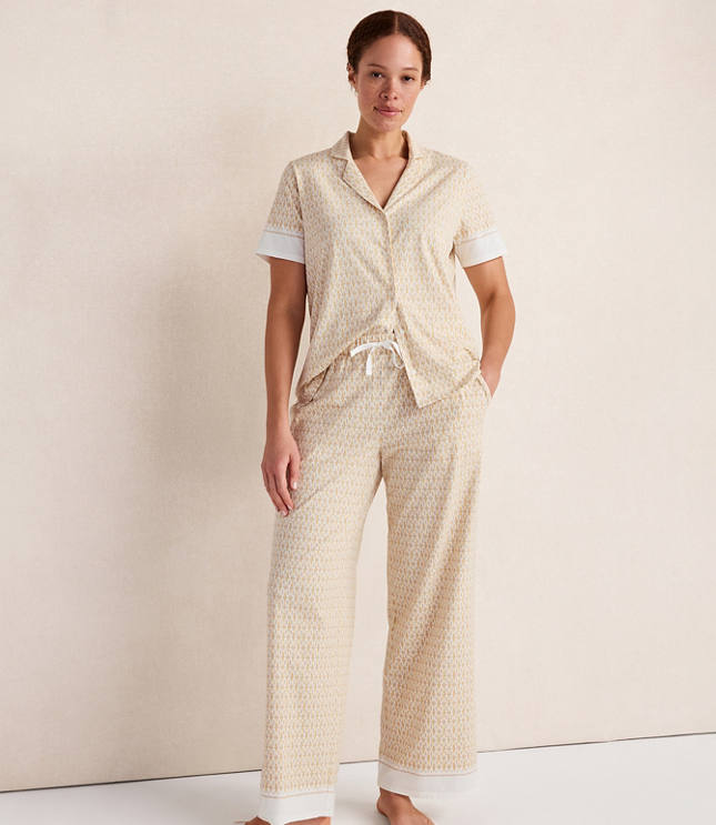 Haven Well Within Organic Cotton Jersey Muted Floral Pajama Pants