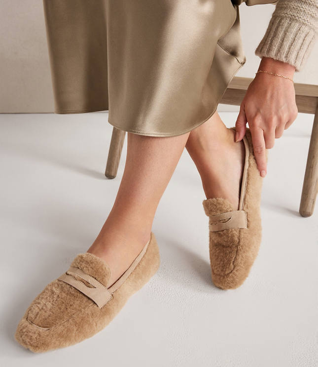 Haven Well Within Sherpa and Leather Moccasins