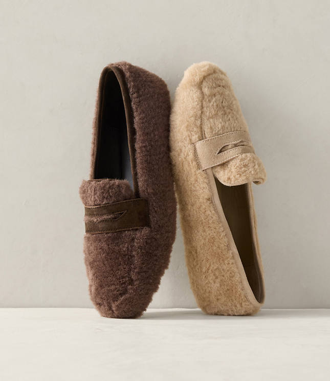 Haven Well Within Sherpa and Leather Moccasins