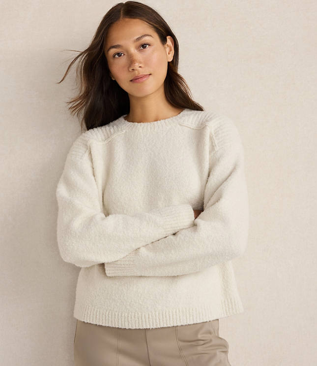 Haven Well Within Boucle Crewneck Sweater
