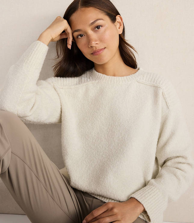 Haven Well Within Boucle Crewneck Sweater