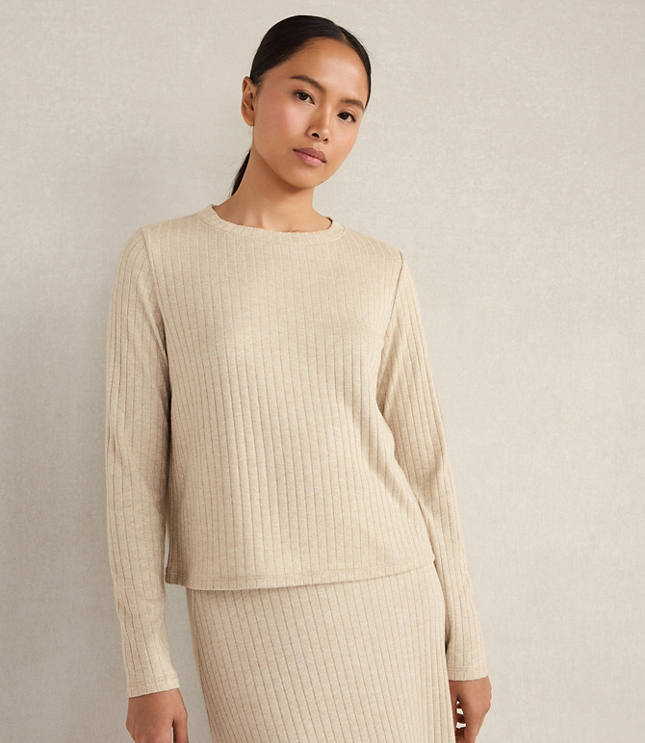 Haven Well Within Lurex Rib Knit Top