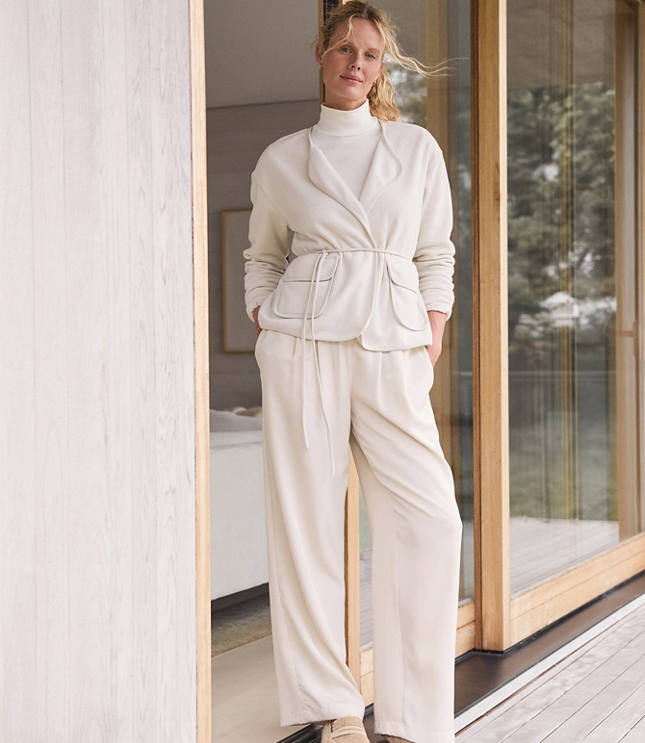 Haven Well Within Brushed Terry Open Front Jacket