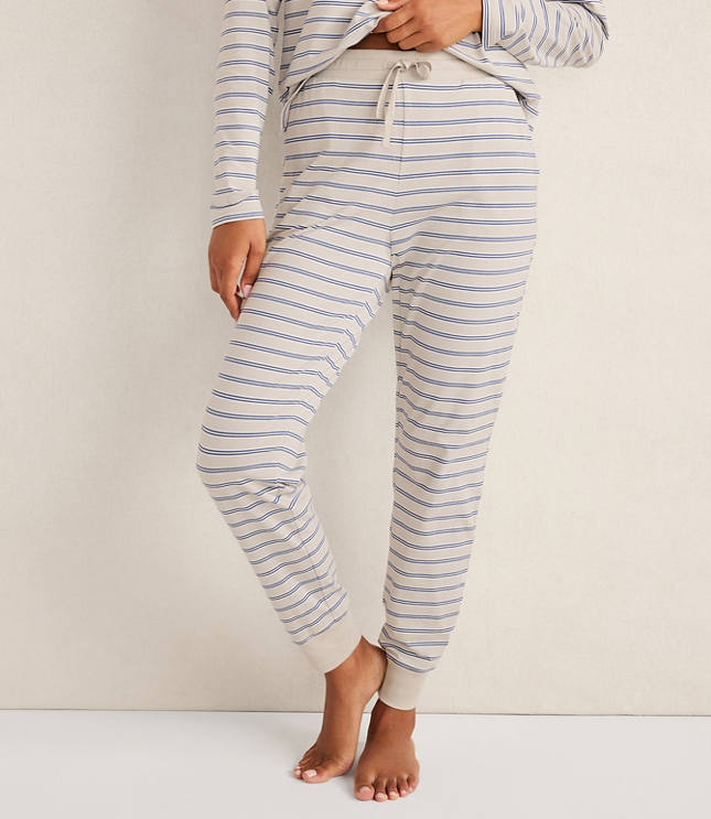 Haven Well Within Organic Cotton Jersey Stripe Joggers