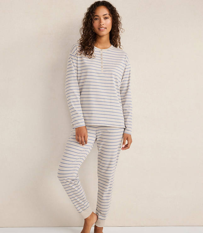 Haven Well Within Organic Cotton Jersey Stripe Joggers