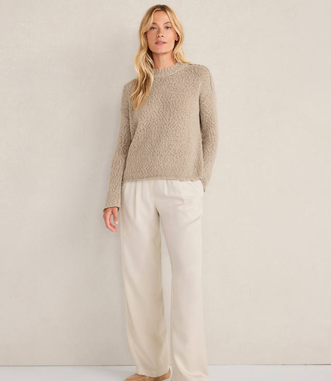 Haven Well Within Marled Cashmere Crewneck Pullover