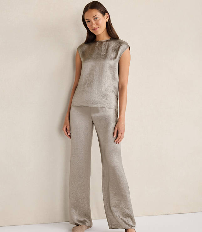 Haven Well Within Luxe Crinkle Shine Pants