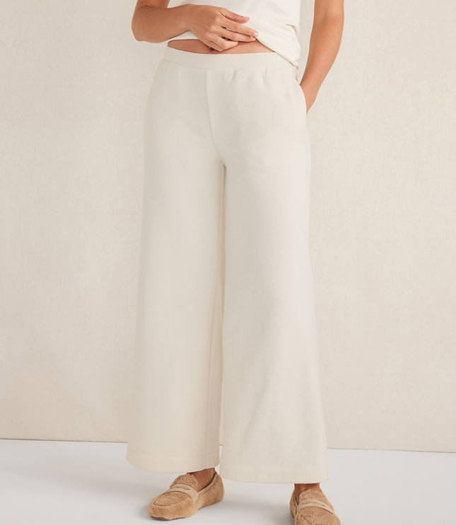Haven Well Within Brushed Terry Wide Leg Pants