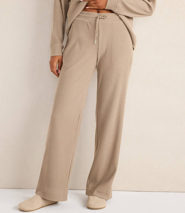 Haven Well Within Ottoman Rib Straight Leg Pants