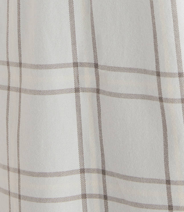 Haven Well Within Lightweight Flannel Windowpane Robe