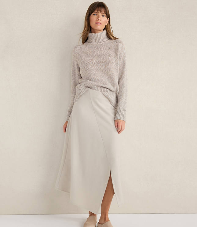 Haven Well Within Wool Blend Split Hem Skirt