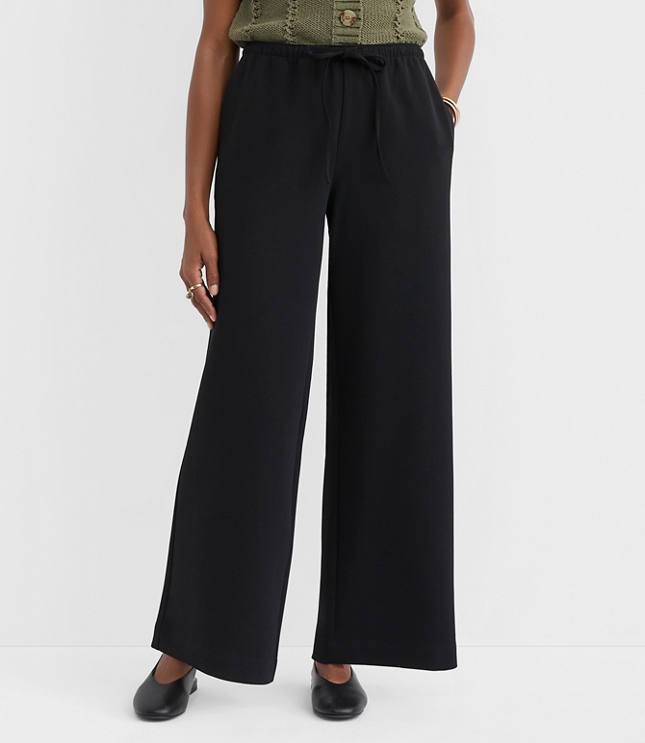 Sawyer Pull On Pants in Textured Crepe
