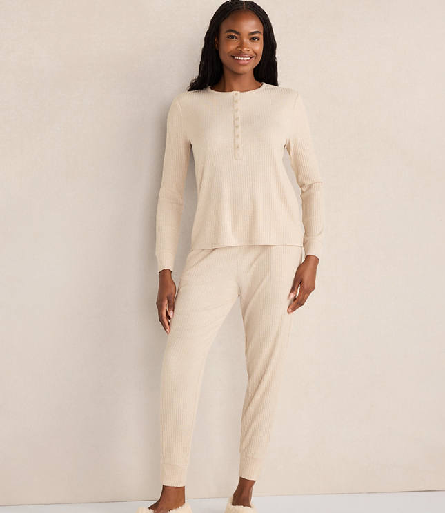 Haven Well Within Drapey Rib Knit Henley