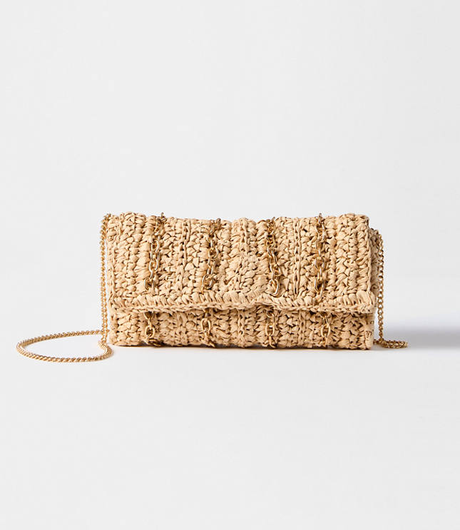 Straw Chain Bag