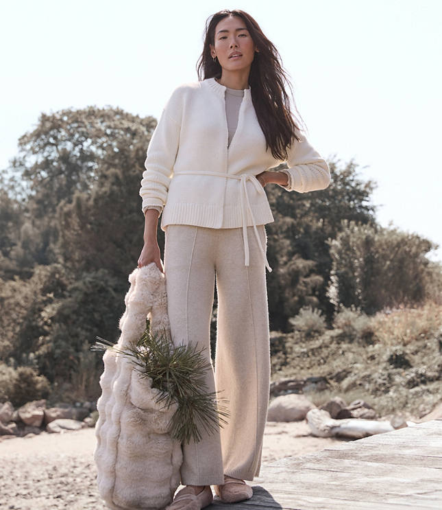 Haven Well Within Chunky Cotton Blend Belted Cardigan carousel Product Image 4