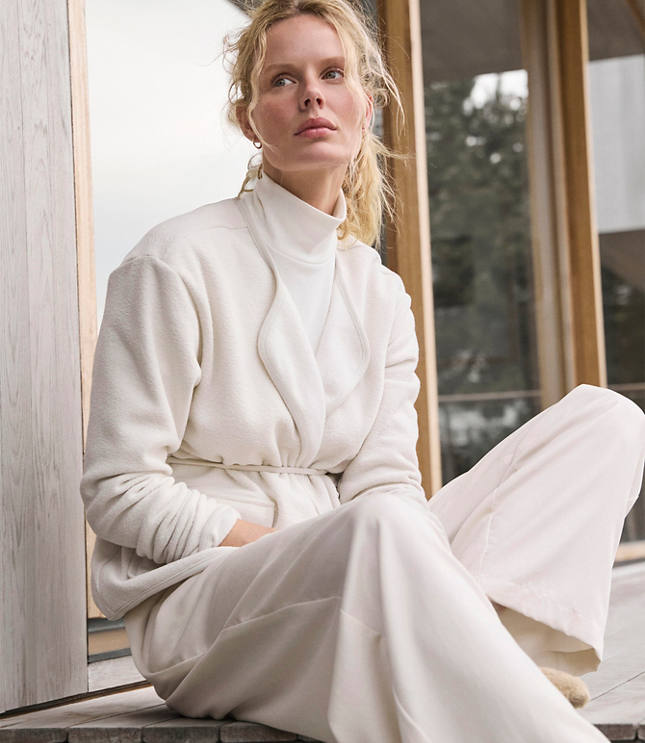 Haven Well Within Essential Organic Cotton Mock Neck Long Sleeve Tee