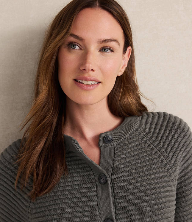 Haven Well Within Organic Cotton Horizontal Stitch Cardigan