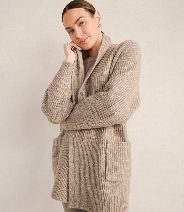 Haven Well Within Lofty Knit Shawl Collar Cardigan