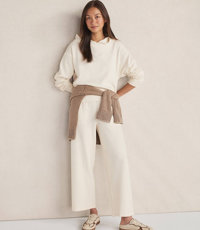 Haven Well Within Organic Cotton Waffle Straight Leg Pants