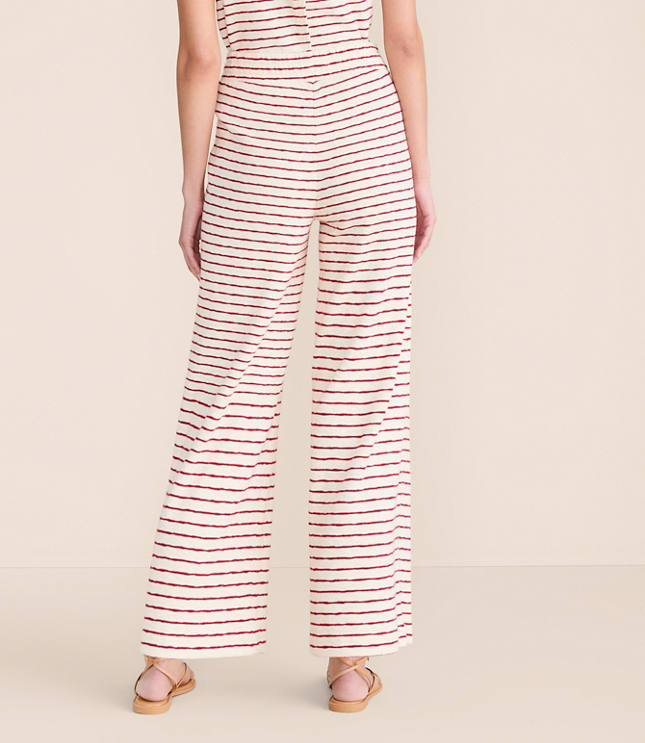 Lou & Grey Striped Wide Leg Crop Pants