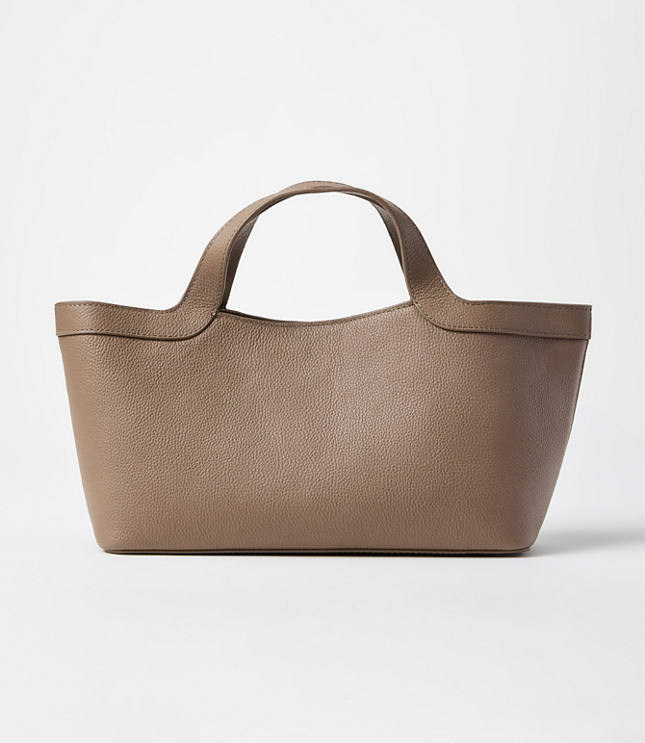 LOFT Versa East West Leather Tote Bag carousel Product Image 1
