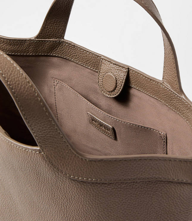 LOFT Versa East West Leather Tote Bag carousel Product Image 2