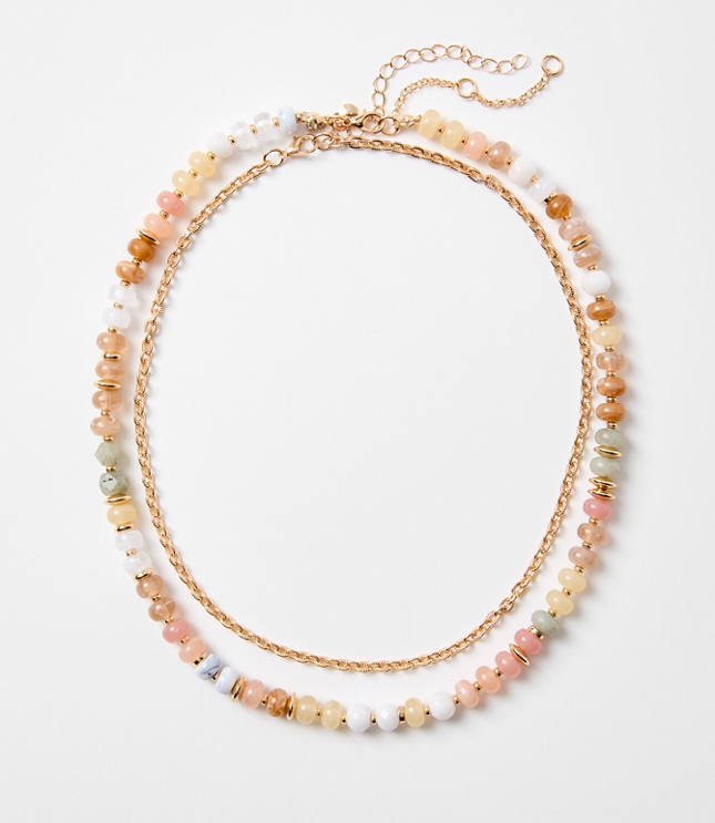 Beaded Chunky Statement Necklace
