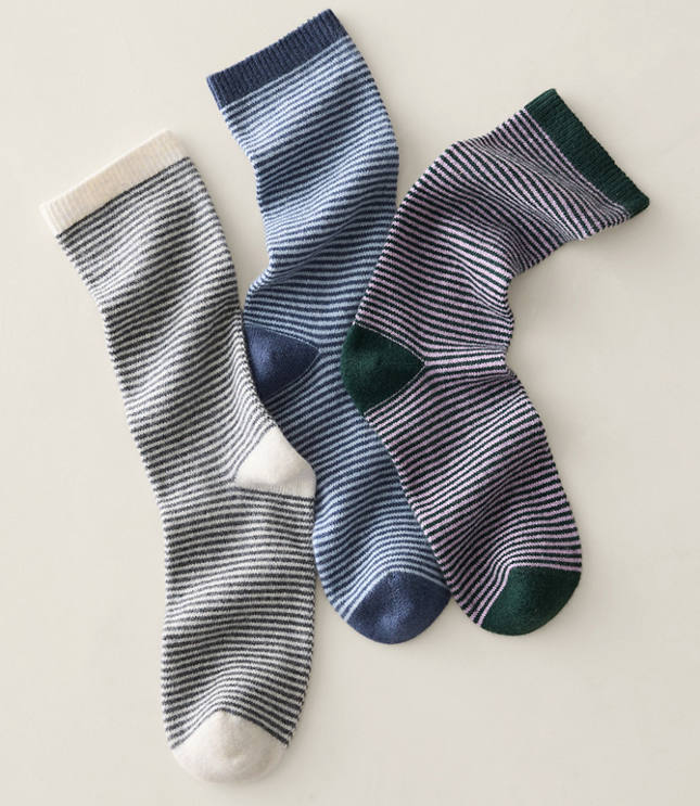 Haven Well Within Cashmere Striped Socks
