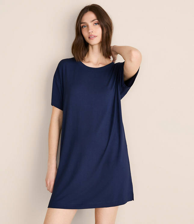 Lou & Grey Essential Modal Pajama Tee Dress