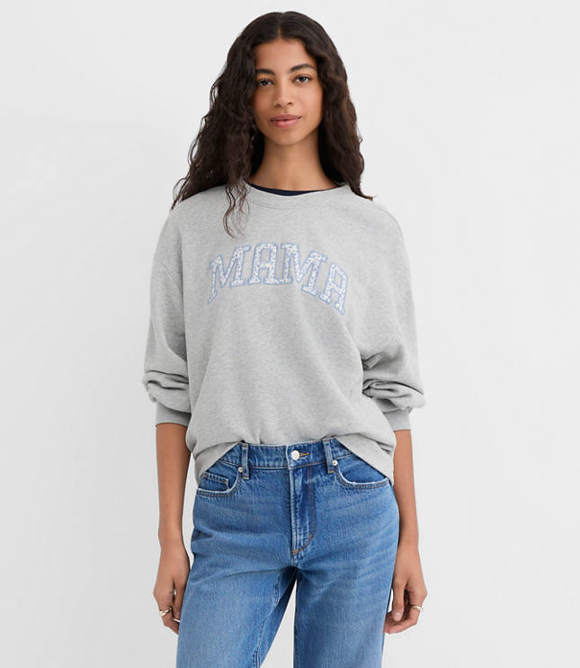 Mama Patchwork Sweatshirt