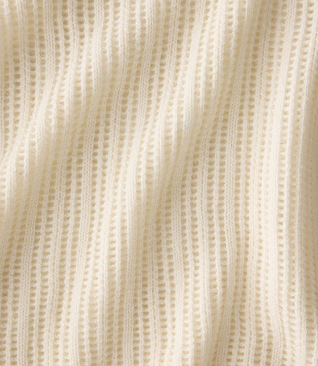 Haven Well Within Wool and Cashmere Pointelle Roll Neck Sweater