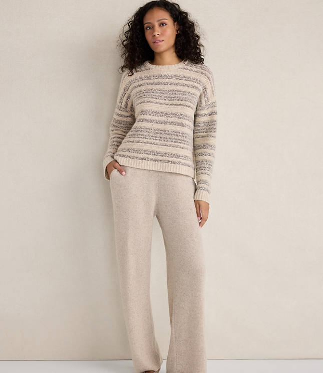 Haven Well Within Cashmere Striped Crewneck